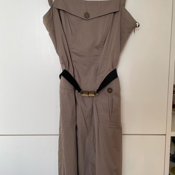 BCBGMaxAzria Adjustable Strap Dress with Detachable Belt - Picture 4 of 7